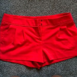 Bright pink express shorts size 6